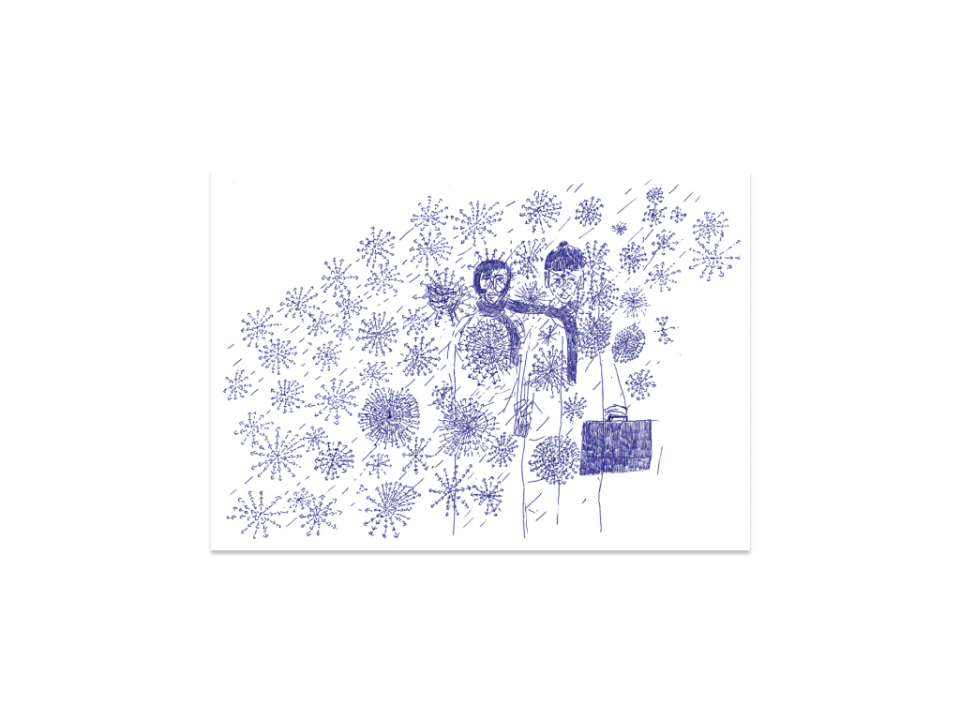 Minh Thắng Phạm, Drawings about my Parents’ Life in Migration, 2020-2024.  S laskavým svolením autora.