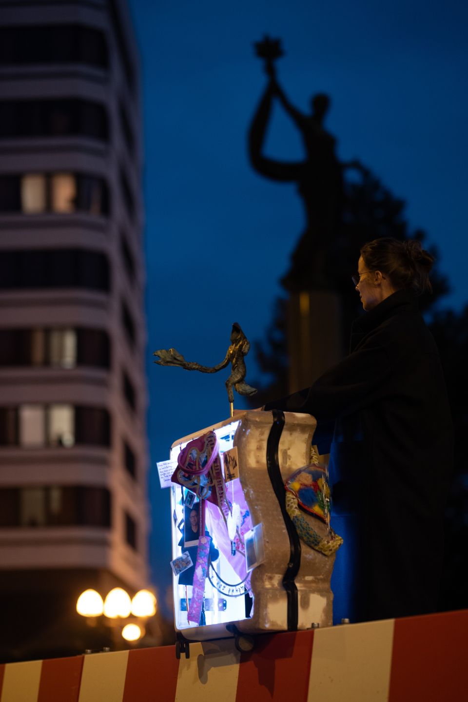 Franziska Windolf, Meet The Memory Person: Mobile Installation Pamětník,  Ústí nad Labem, 2024, Photo: Filip Trubač